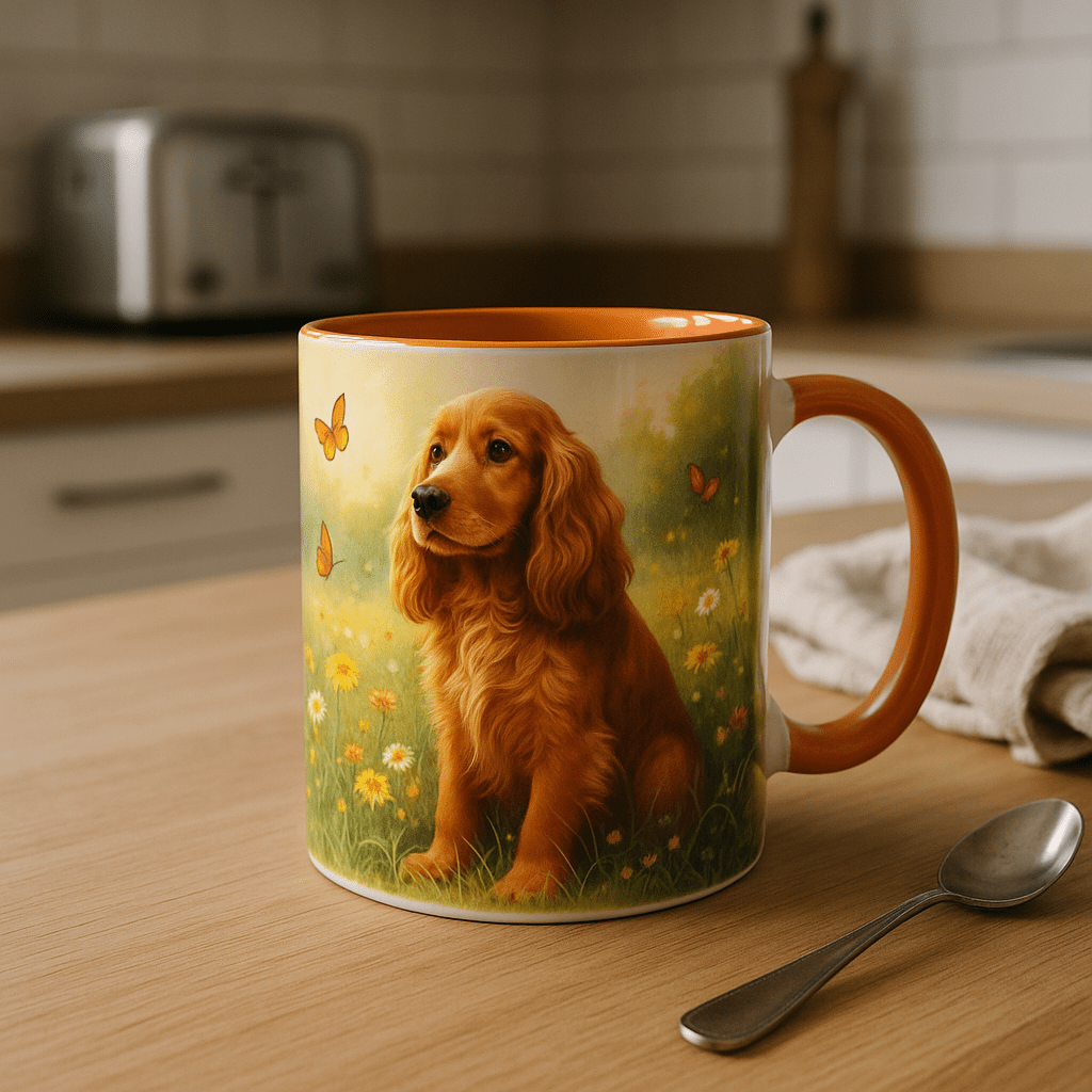 Wildflower Custom Pet Portrait – Mug | Dog & Cat Art