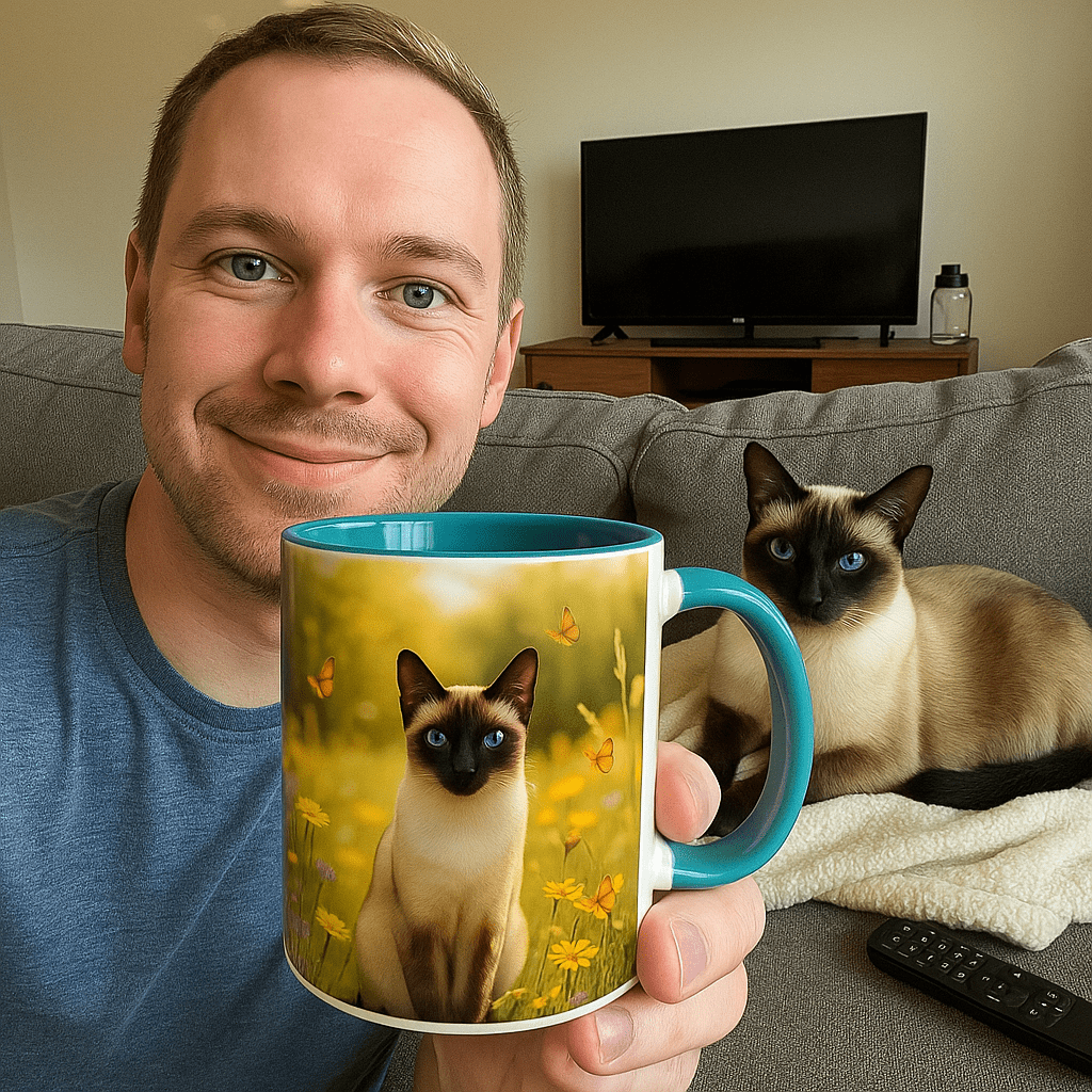 Wildflower Custom Pet Portrait – Mug | Dog & Cat Art