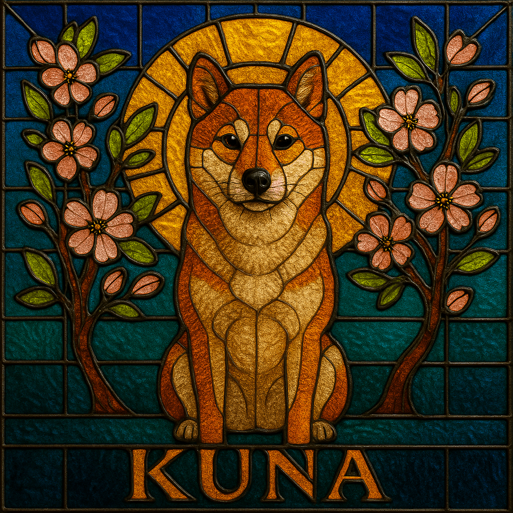Stained‑Glass Custom Pet Portrait – Tote Bag | Dog & Cat Art