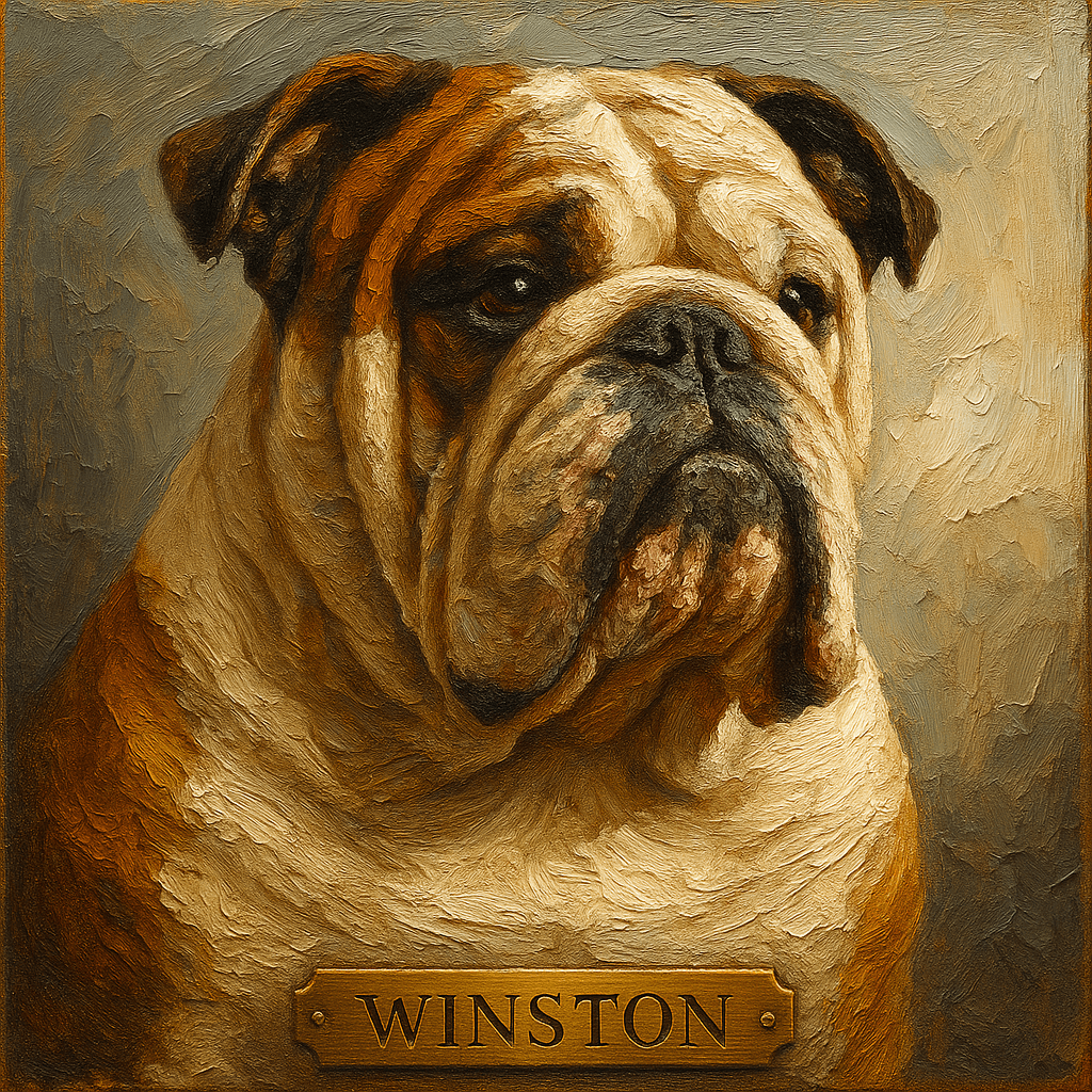 Digital Oil‑Impasto Pet Portrait – Travel Mug | Dog & Cat Art