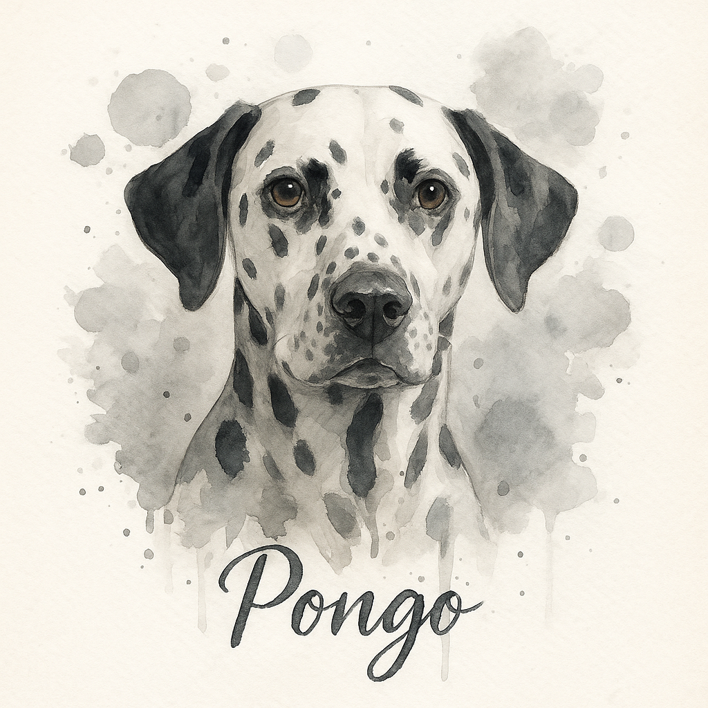 Custom Watercolor Pet Portrait - Canvas