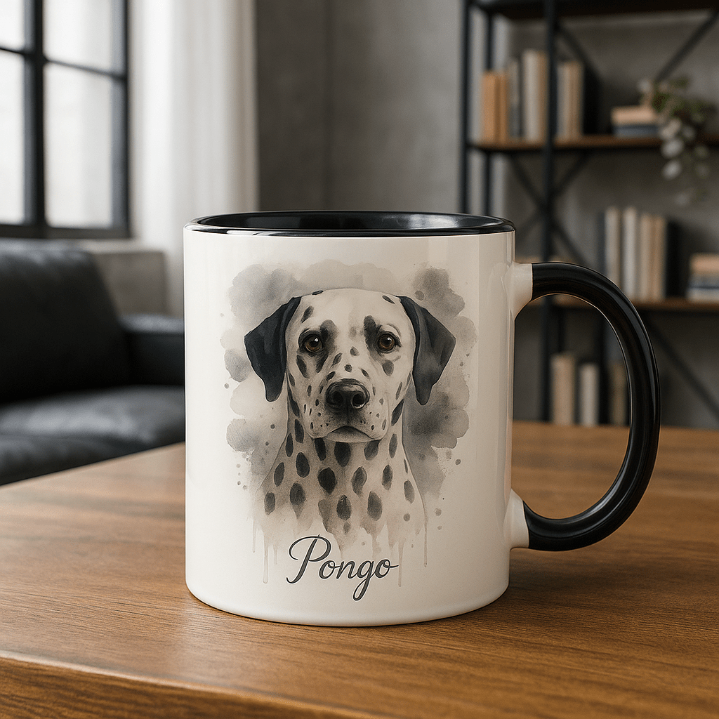 Custom Watercolor Pet Portrait – Mug | Dog & Cat Art