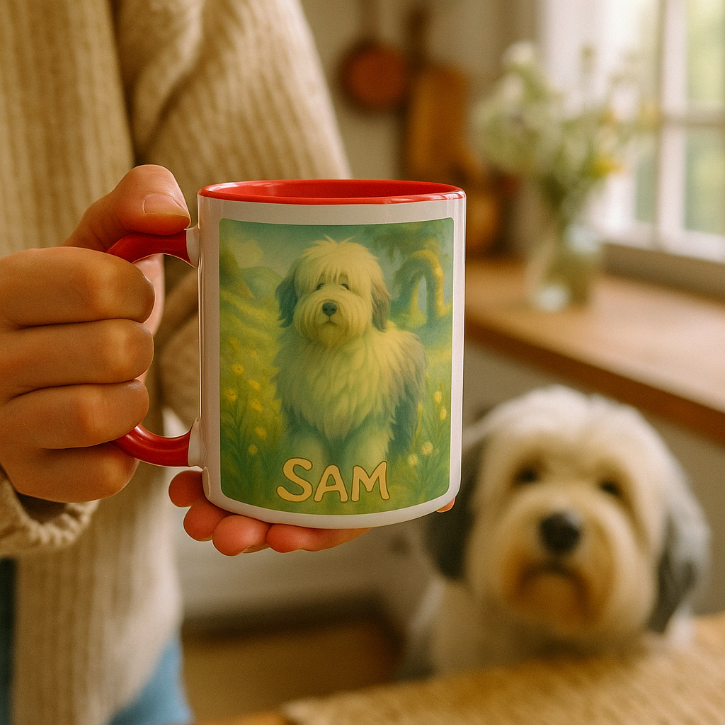 Ghibli‑Style Custom Pet Portrait – Mug | Dog & Cat Art