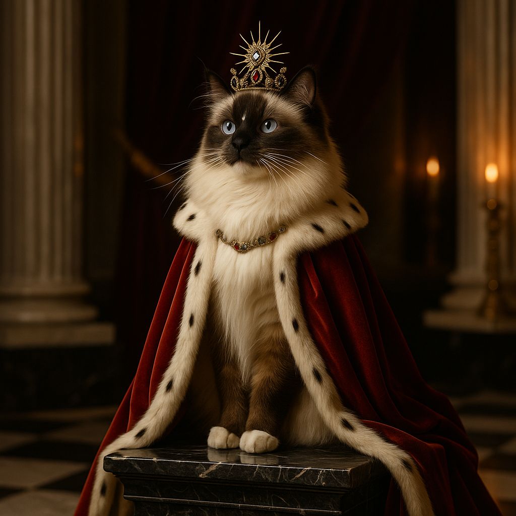 Royal Custom Pet Portrait – Canvas | Dog and Cat Art