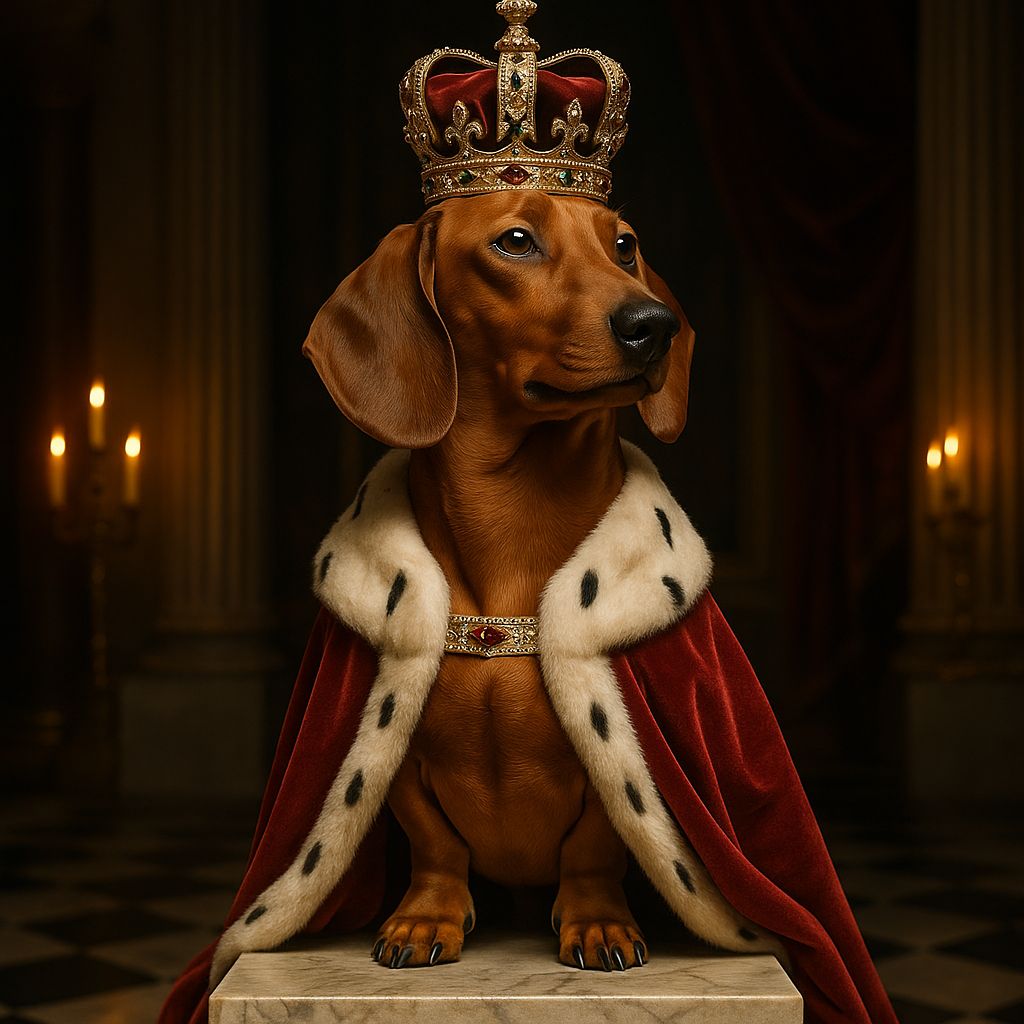 Royal Custom Pet Portrait – Canvas | Dog and Cat Art