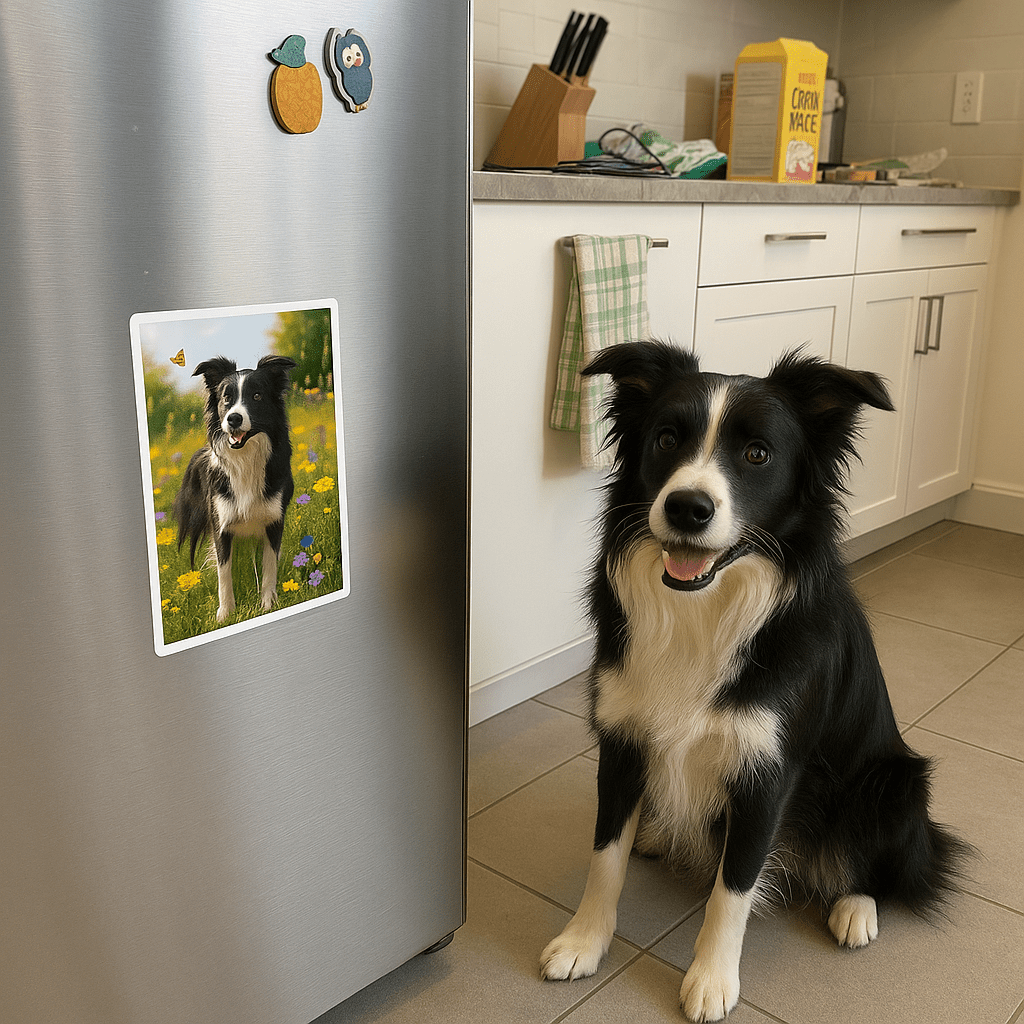 Wildflower Custom Pet Portrait – Sticker | Dog & Cat Art