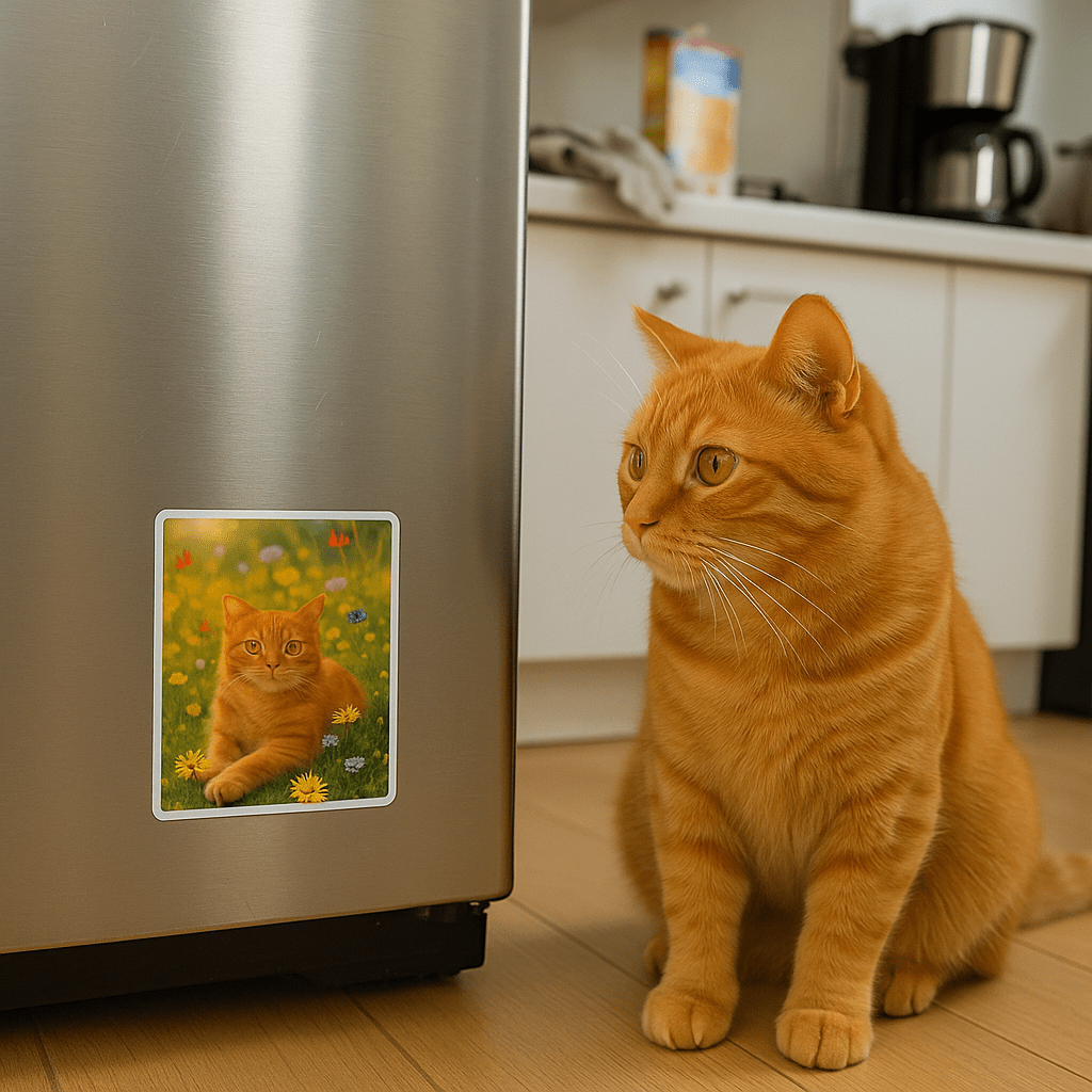 Wildflower Custom Pet Portrait – Sticker | Dog & Cat Art