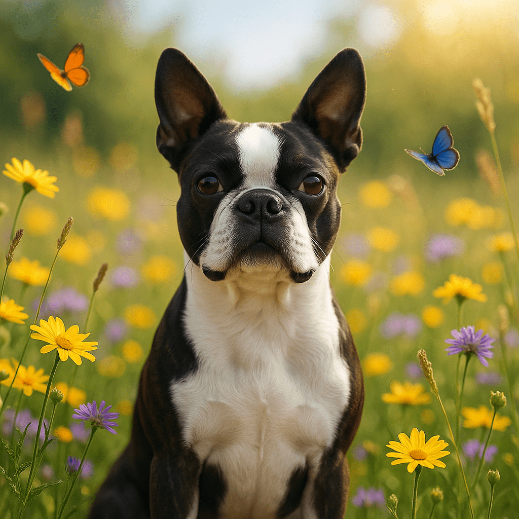 Wildflower Custom Pet Portrait – Sticker | Dog & Cat Art