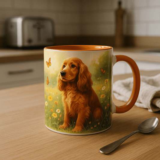Wildflower Custom Pet Portrait – Mug | Dog & Cat Art