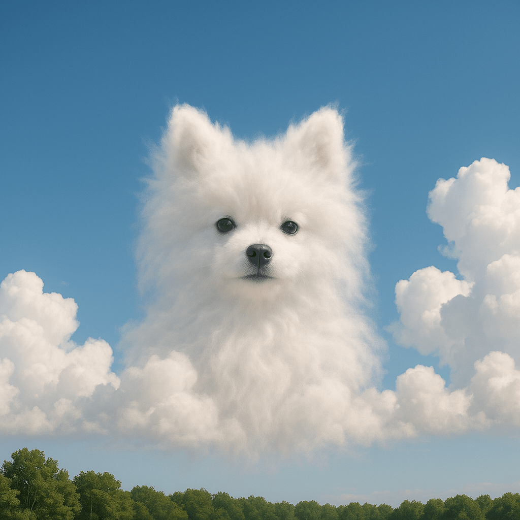 Cloudscape Custom Pet Portrait – Water Bottle | Dog & Cat Art