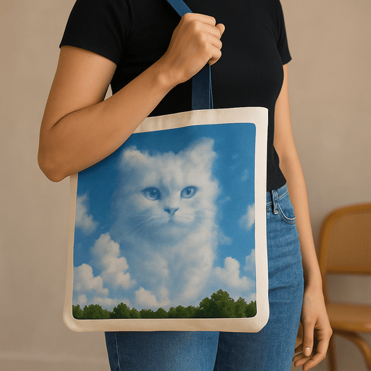Cloudscape Custom Pet Portrait – Tote Bag | Dog & Cat Art