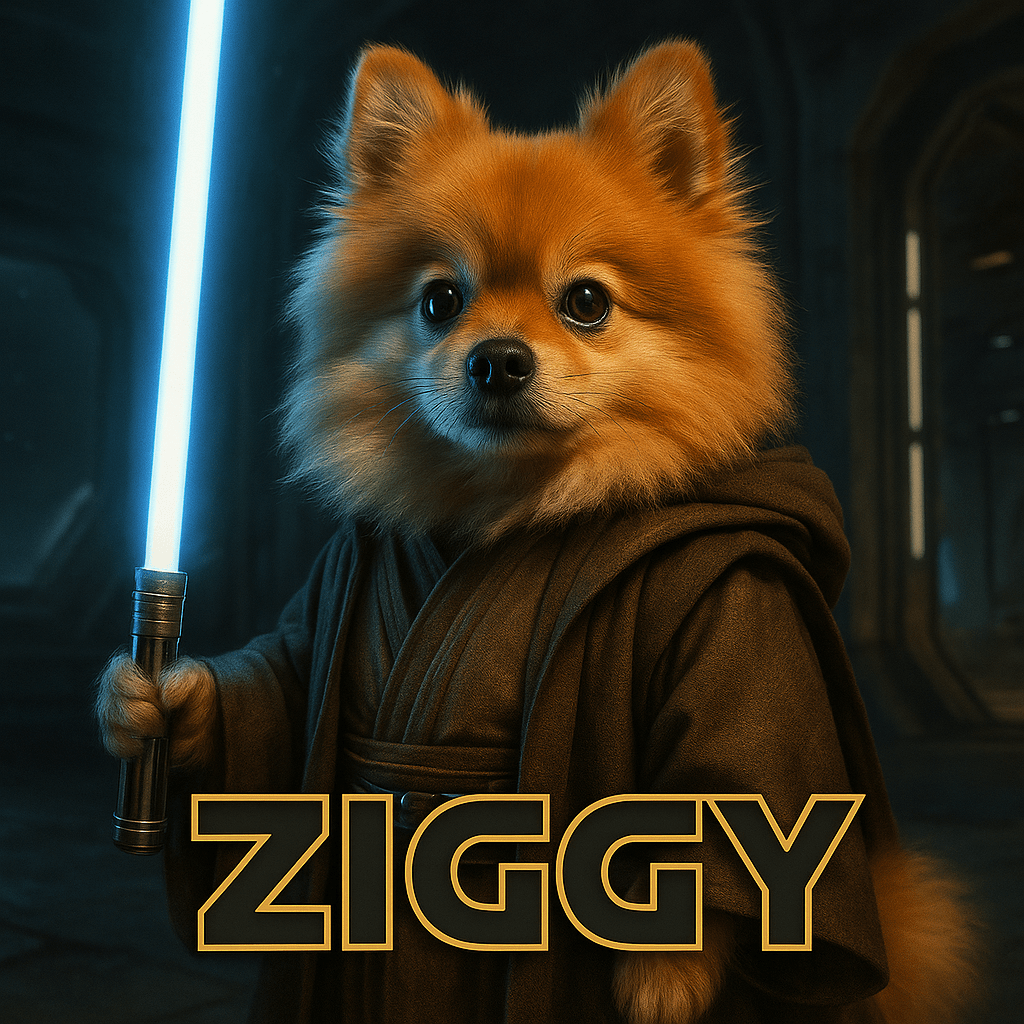 Jedi Custom Pet Portrait – Canvas | Dog & Cat Art