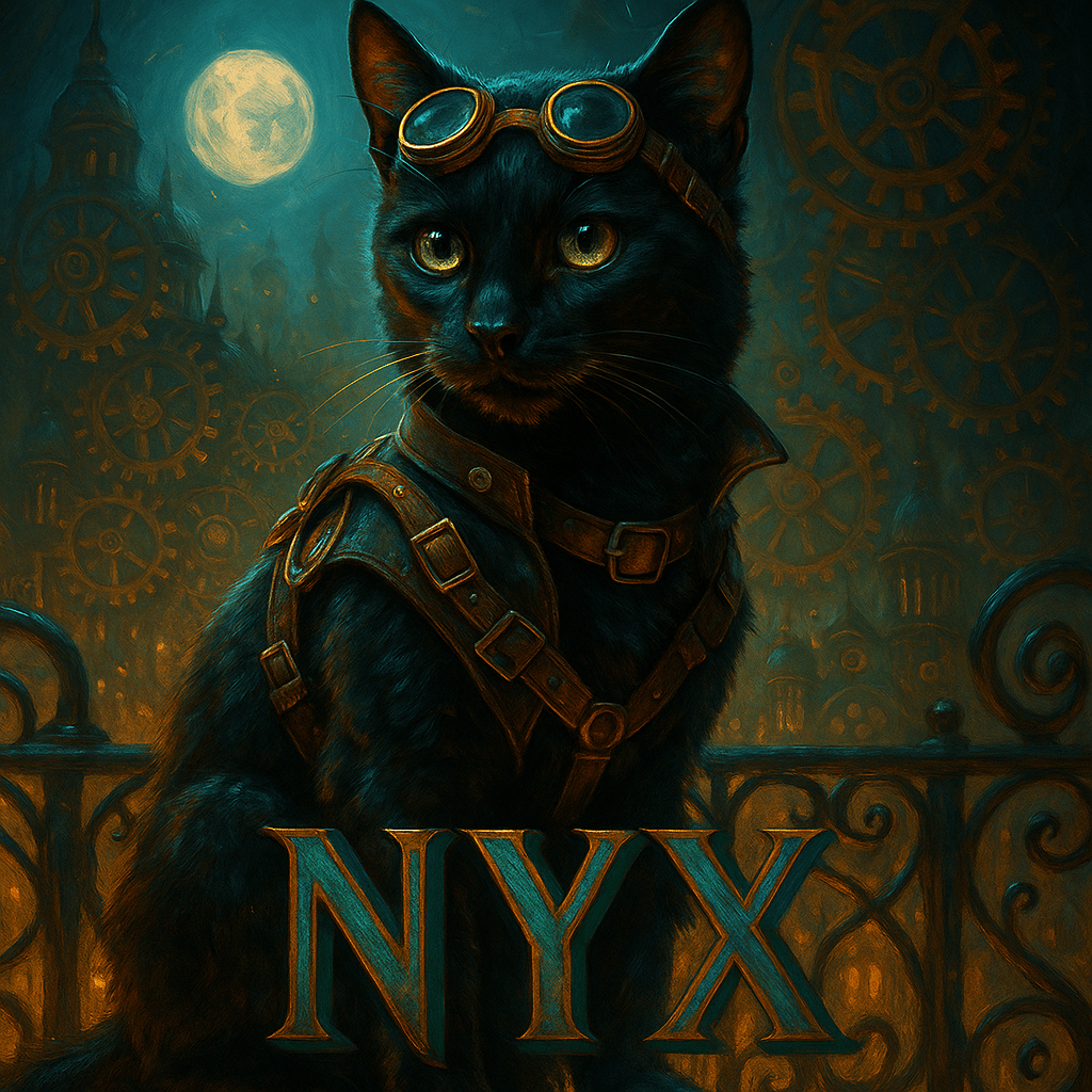 Steampunk Custom Pet Portrait – T‑Shirt | Dog & Cat Art