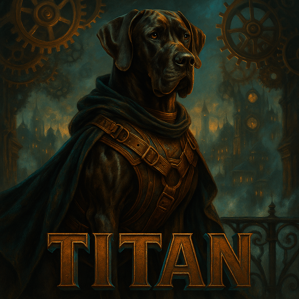 Steampunk Custom Pet Portrait – Canvas | Dog & Cat Art