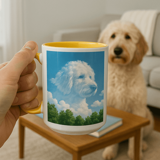 Cloudscape Custom Pet Portrait – Mug | Dog & Cat Art