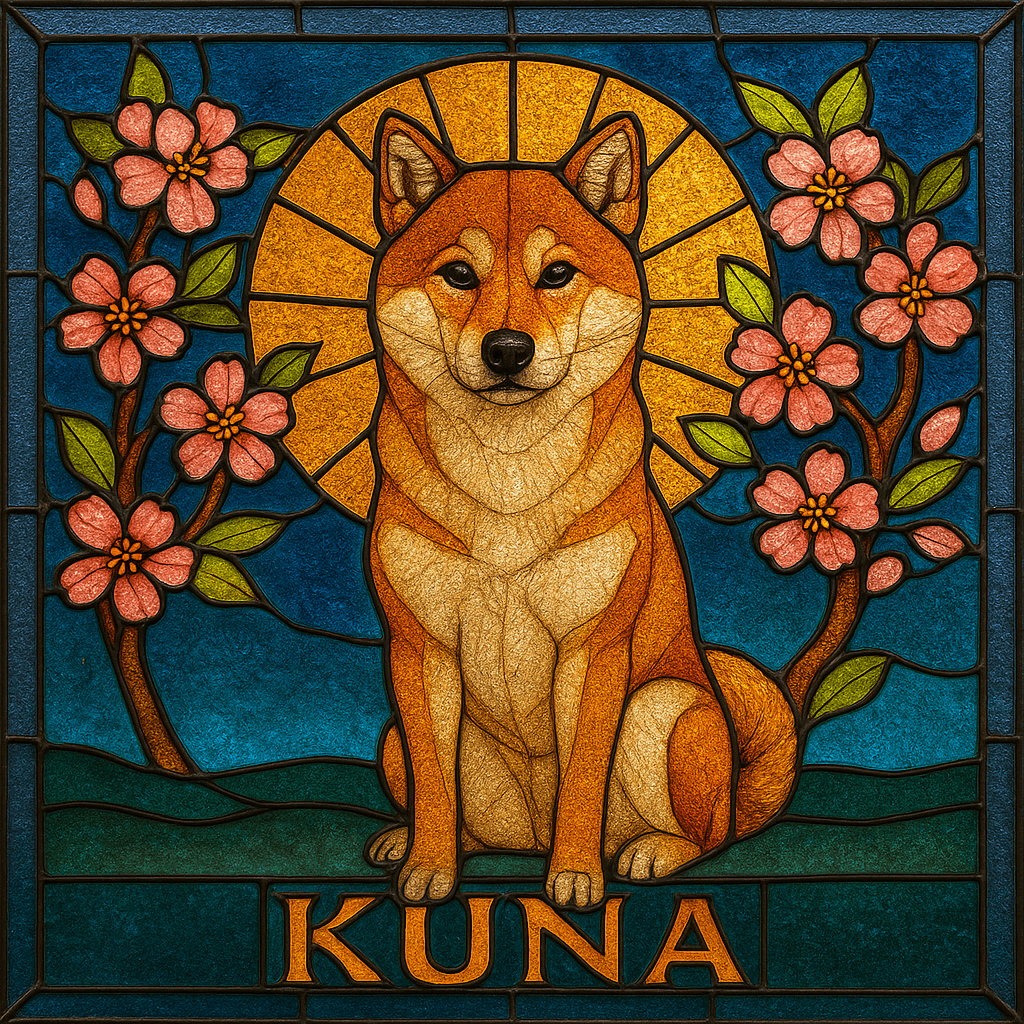 Stained‑Glass Custom Pet Portrait – Canvas | Dog & Cat Art