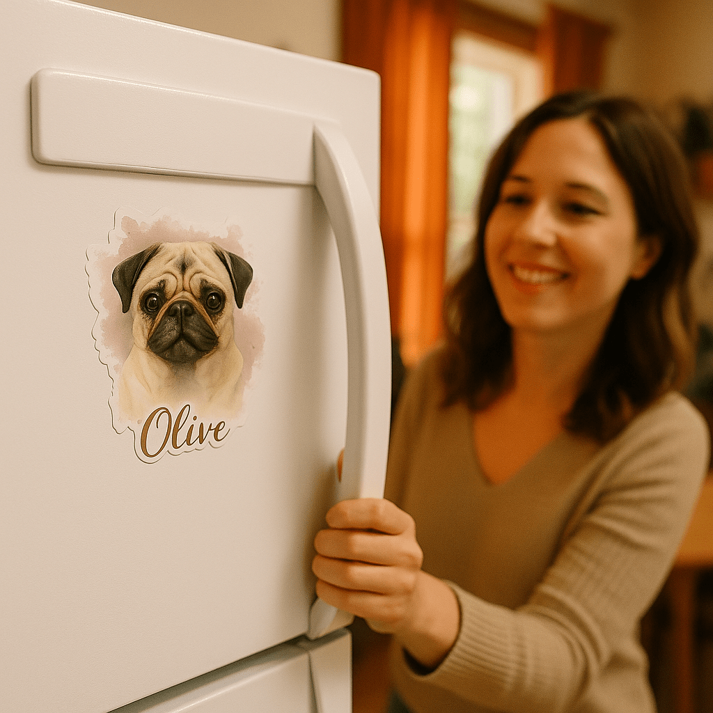 Custom Watercolor Pet Portrait – Sticker | Dog & Cat Art