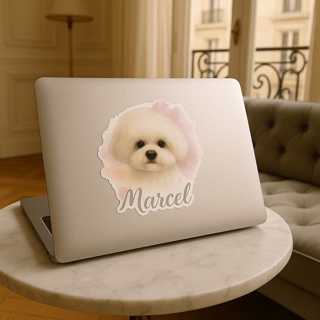 Custom Watercolor Pet Portrait – Sticker | Dog & Cat Art