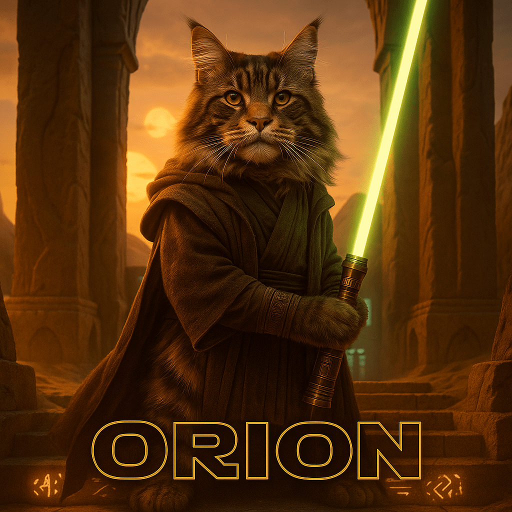Jedi Custom Pet Portrait – Pillow | Dog & Cat Art
