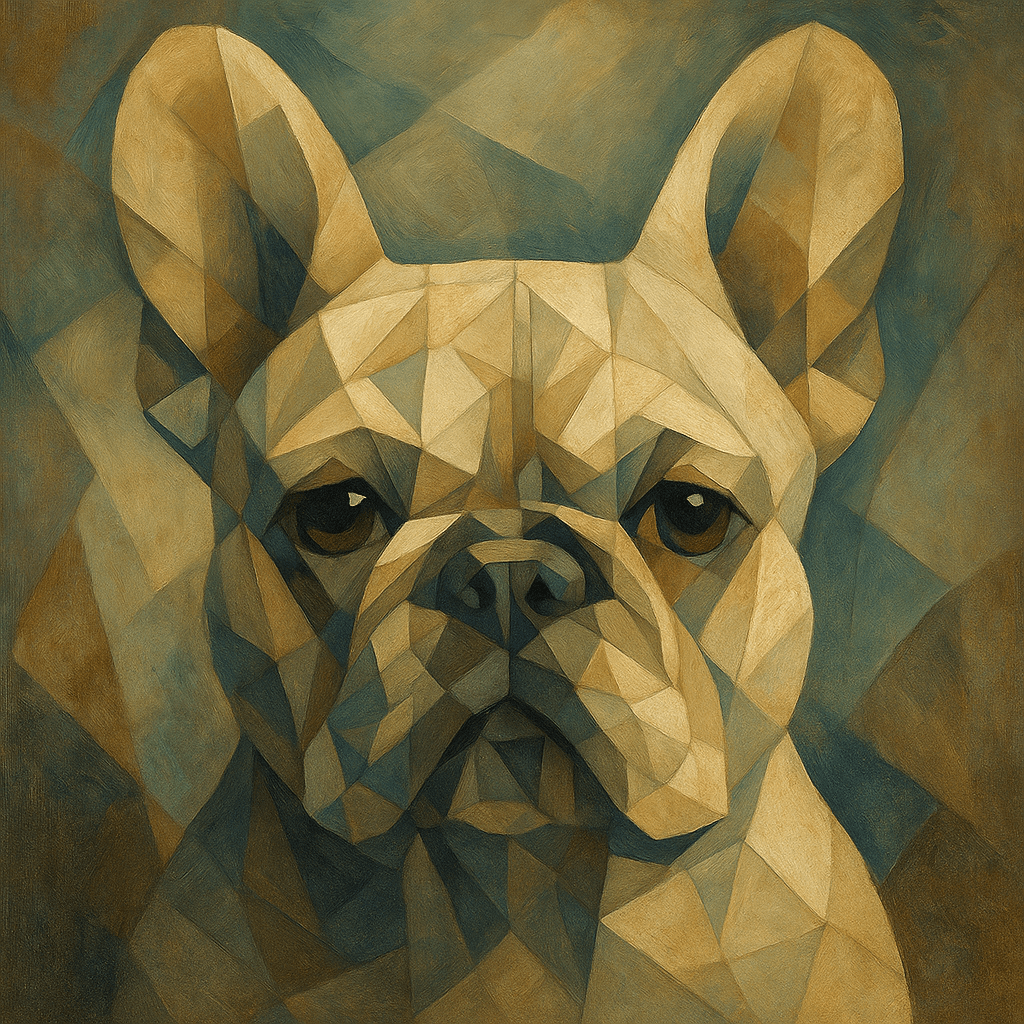 Cubist Custom Pet Portrait – Canvas | Dog & Cat Art