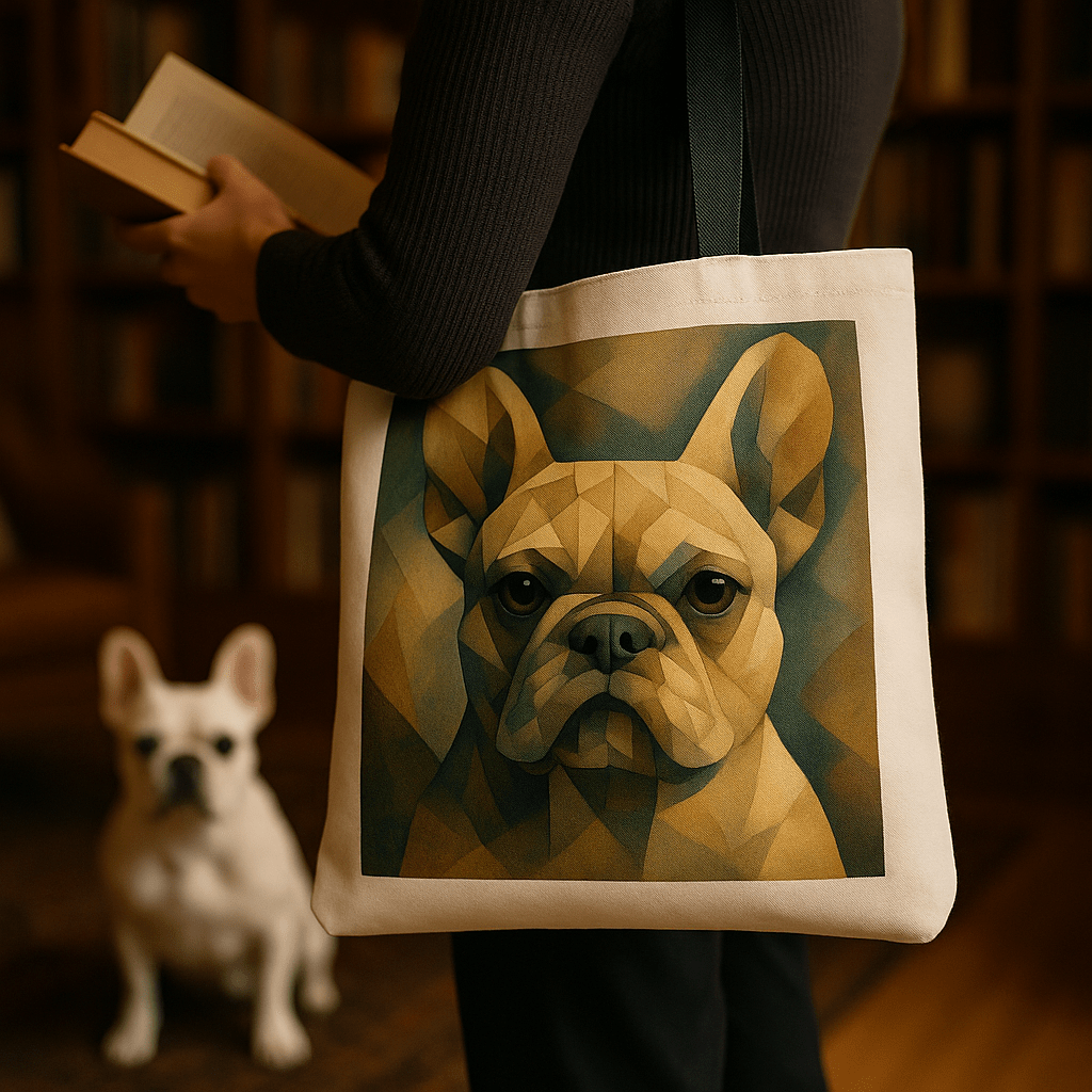 Cubist Custom Pet Portrait – Tote Bag | Dog & Cat Art