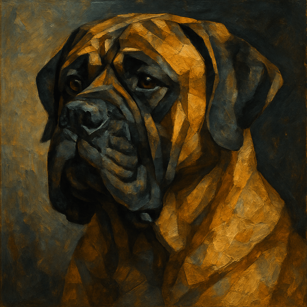 Cubist Custom Pet Portrait – Framed Poster | Dog & Cat Art